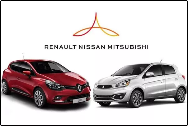 Renault Clio and Mitsubishi Mirage