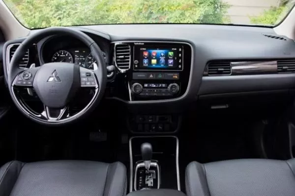 Outlander PHEV's interior