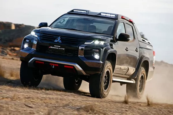 A picture of the concept Mitsubishi Triton Abolute on rough terrain