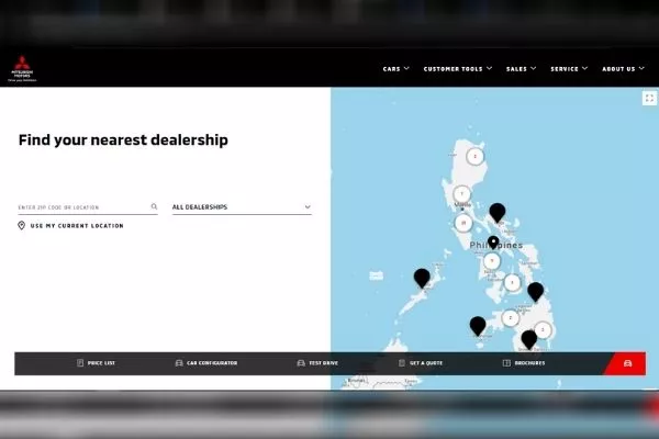 MMPC Dealer Locator Page