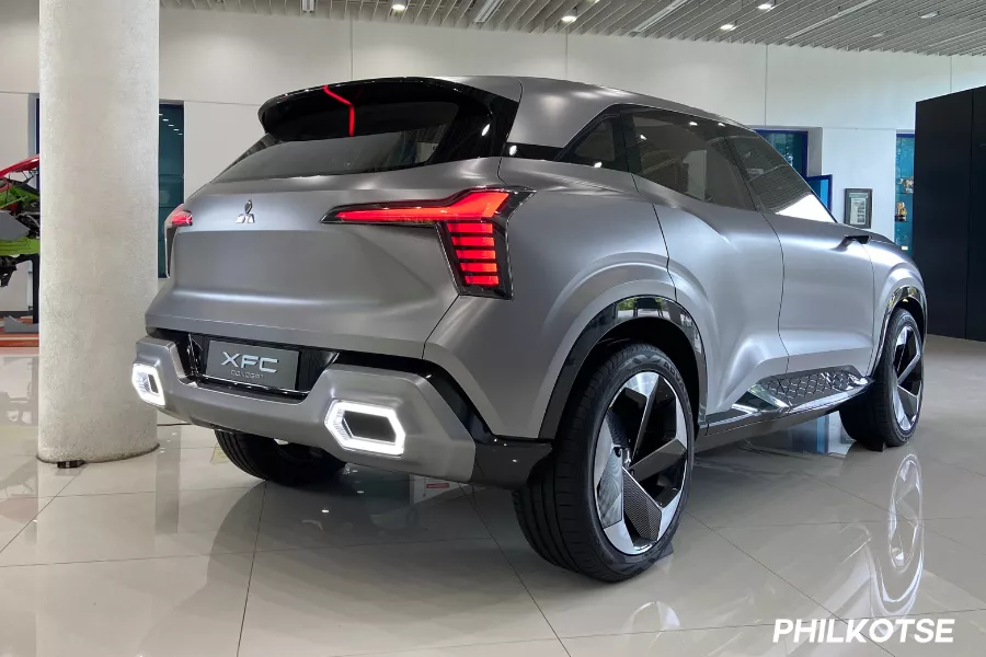 Mitsubishi XFC Concept rear view