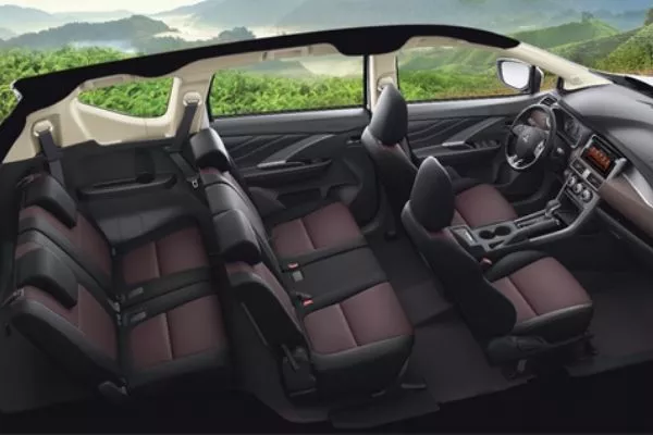 Interior view of the Xpander Cross