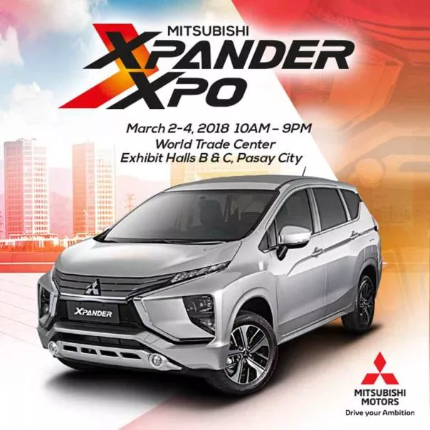 Mitsubishi Xpander Xpo 2018 event poster