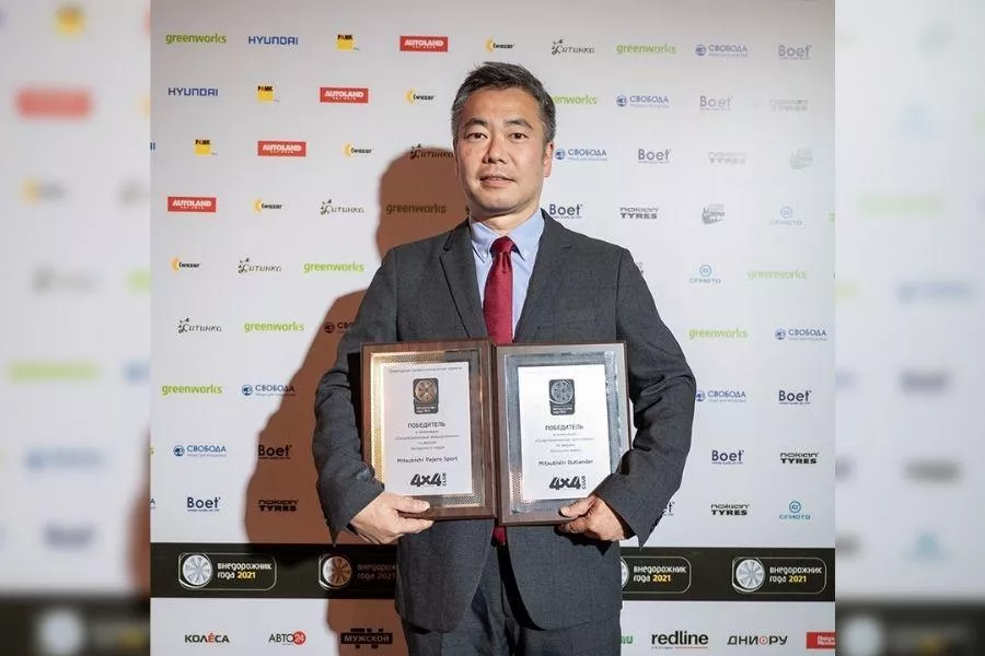 A picture of Mitsubishi Russia President and CEO Osamu Iwaba