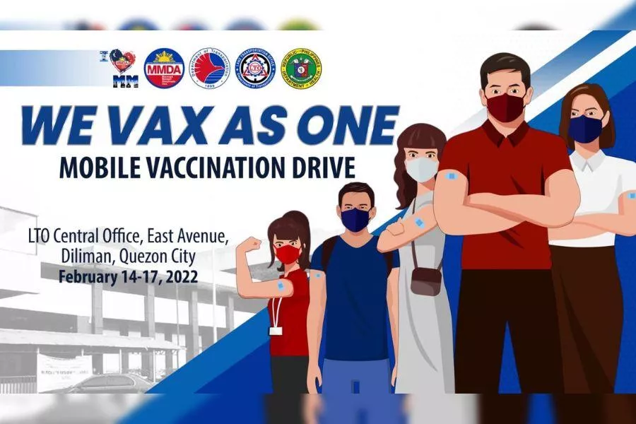 DOTr We Vax as One: Mobile Vaccination Drive campaign at LTO Central Office