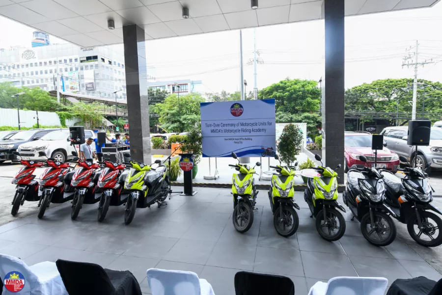 MMDA motorcycle riding academy donation