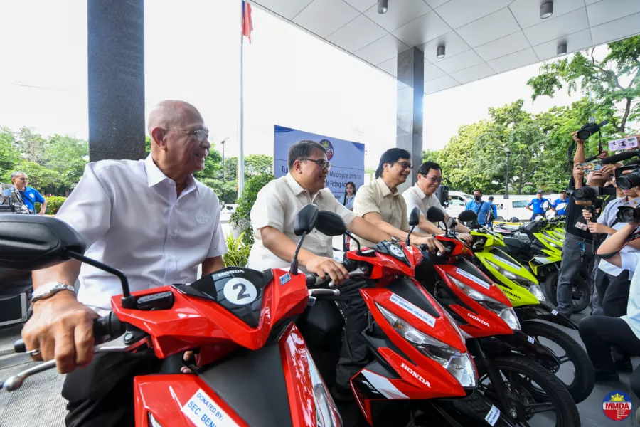 MMDA motorcycle riding academy donation