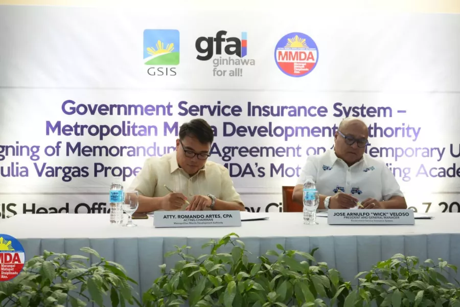 MMDA signs MOA with GSIS