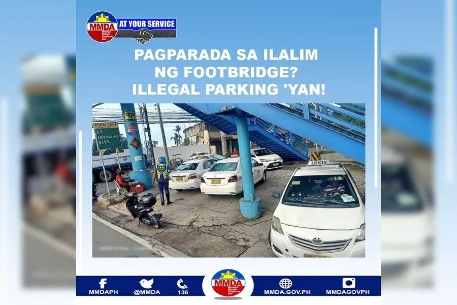 The MMDA's Facebook post reminding motorists 