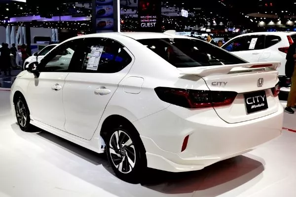 modulo aero sport package on honda city rear