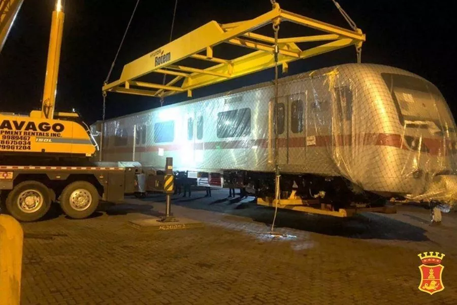 MRT-7 first batch of train cars