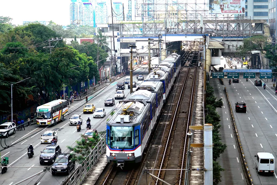MRT-3 car on EDSA