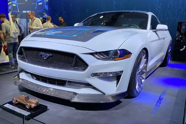 Mustang EV at the 2019 SEMA show