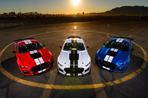 The Mustang is a sign that people still like fun to drive cars. Fuel economy be damned A picture of three Ford Mustang Shelby GT350