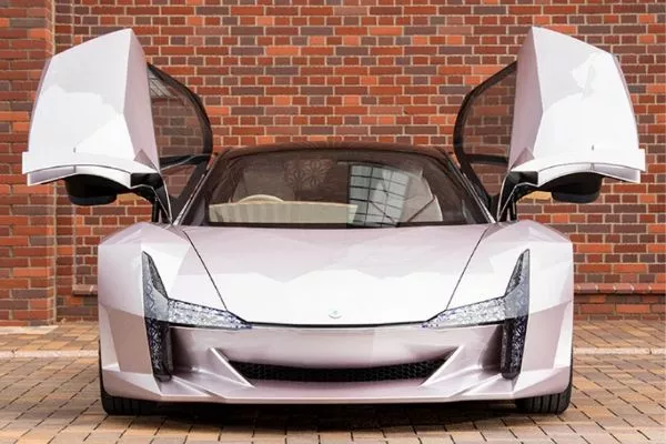 A picture of the Nano Cellulose concept car