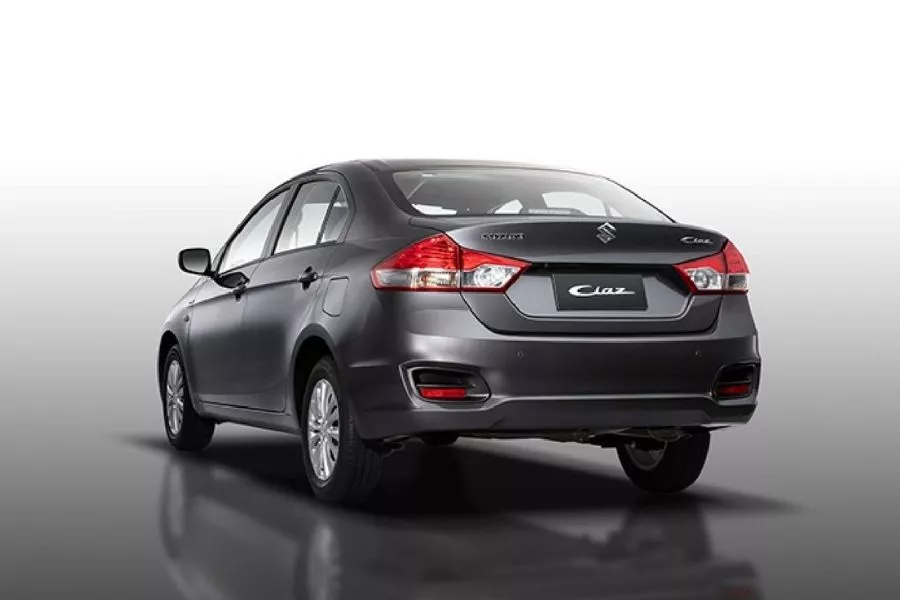 A picture of the new Ciaz's rear