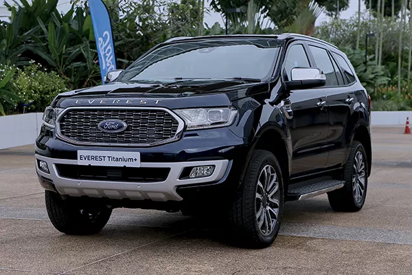 A picture of the 2021 Ford Everest Titanium+