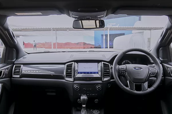 A picture of the interior of the 2021 Ford Everest