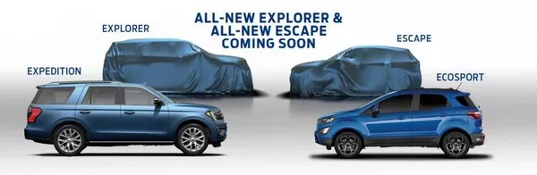 Ford Explorer and Ford Escape in online teaser