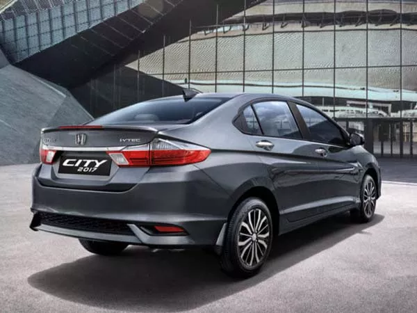Angular rear of the current Honda City