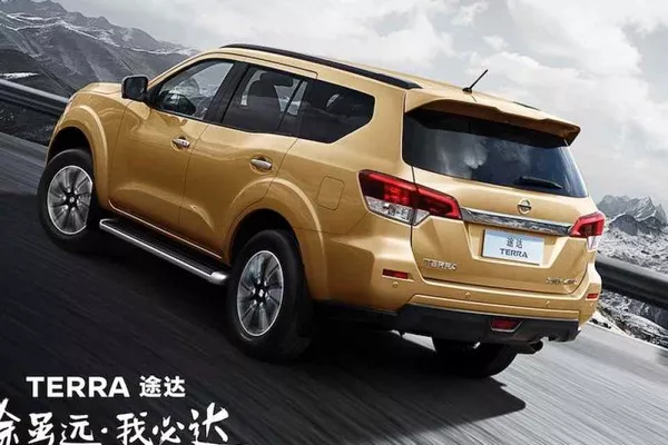 Nissan Terra 2018 on the road