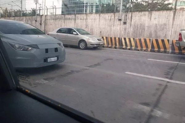 Camouflaged Nissan Almera EDSA