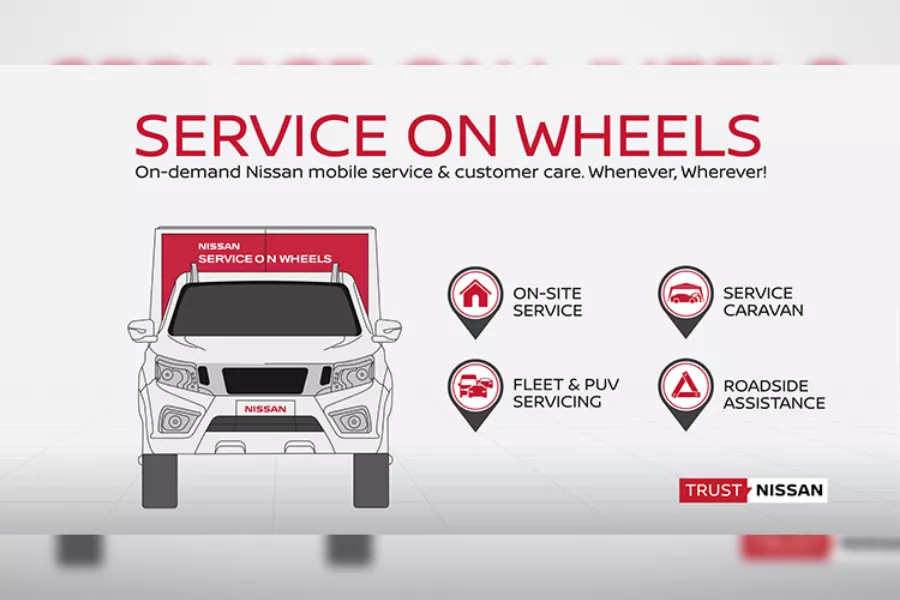 Nissan Service on Wheels after-sales program in the Philippines