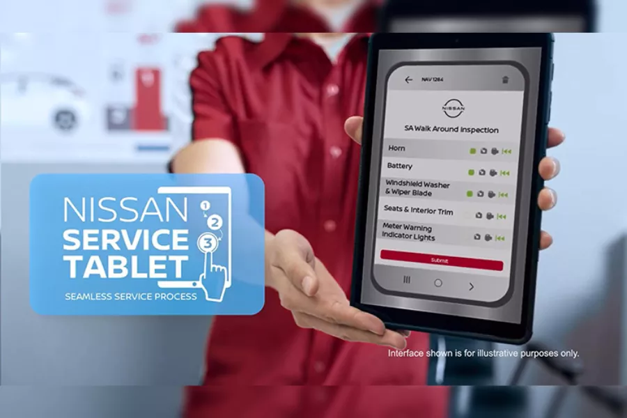 Nissan Service Tablet in the Philippines