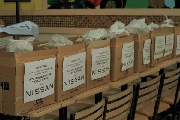 The donations made by Nissan in the Philippines