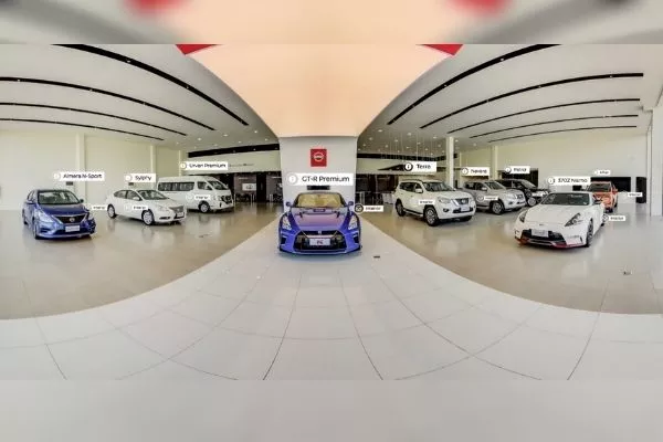 Nissan Philippines' virtual showroom