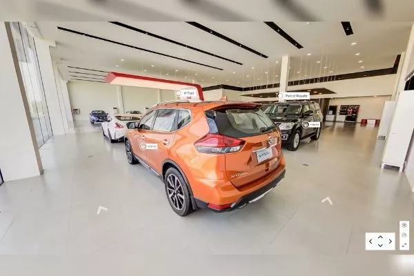 You can navigate through the virtual showroom to see more A Nissan X-Trail in Nissan's virtual showroom