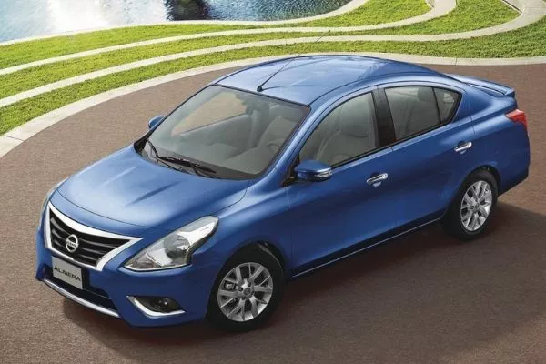 A picture of the Nissan Almera parked 