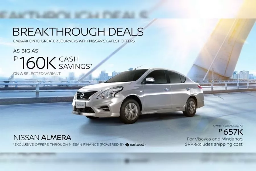Nissan Almera July 2021 promo