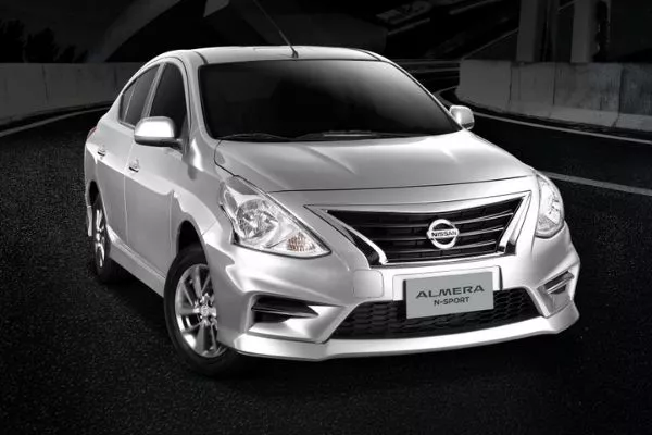 Make your Almera look sportier with the N-Sport variant A gray Almera