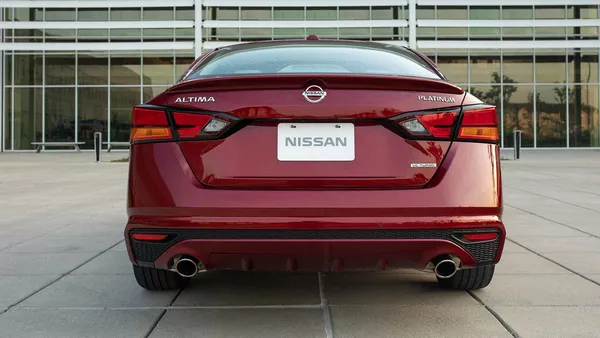 the rear of the Nissan Altima Eddition One