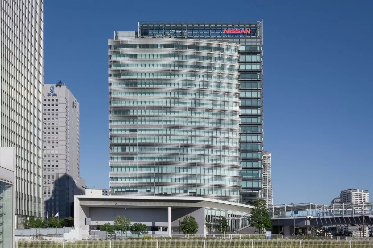 A picture of Nissan's global headquarters