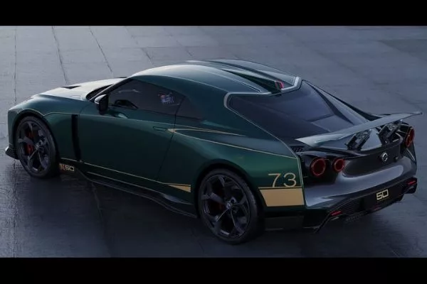 A picture of the GT-R50 from the top/rear