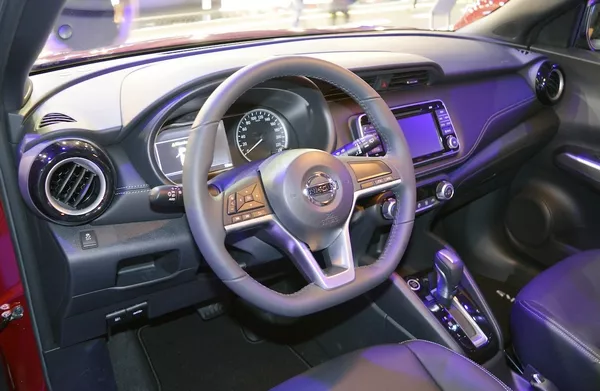 cabin of the Nissan Kicks at 2017 Dubai Motor Show
