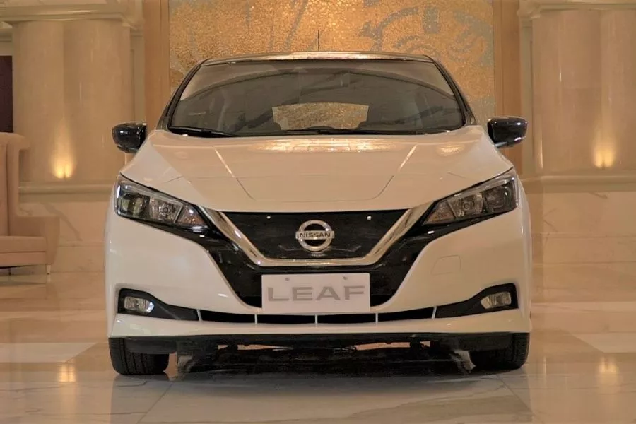 Nissan LEAF front view