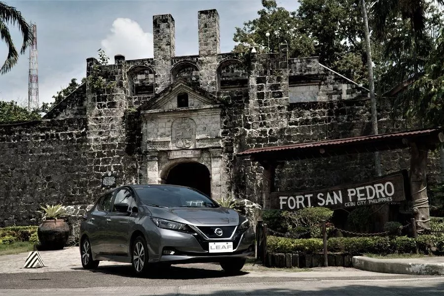 Nissan LEAF front view