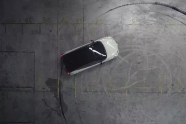 Will we finally see a Nissan LEAF on the road? A drifting Nissan LEAF