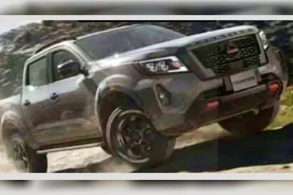 Leaked image of the 2021 Nissan Navara