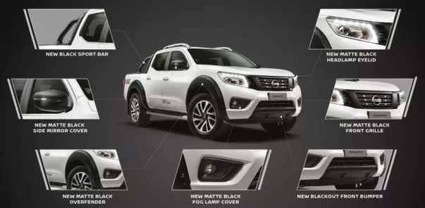 2018 Nissan Navara Black Series components