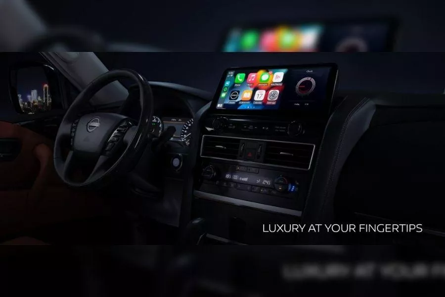 Nissan Patrol interior view