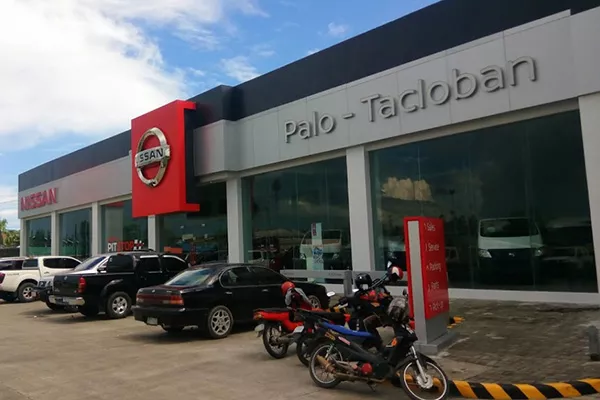 A picture of the Nissan dealership in Tacloban