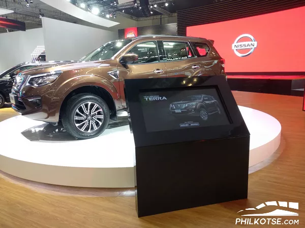 angular front of the Nissan Terra at the 2018 Gaikindo Indonesia International Auto Show