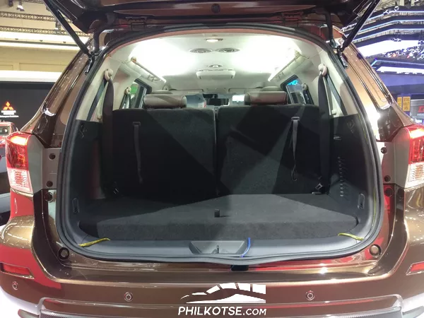 cargo space of the Nissan Terra at the 2018 Gaikindo Indonesia International Auto Show