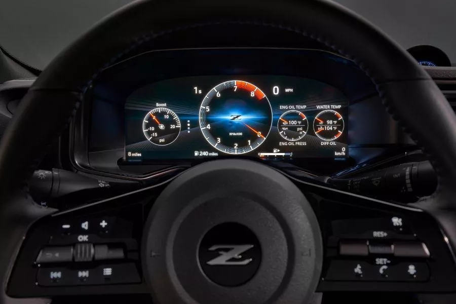 Nissan Z 12.3-inch TFT meter display