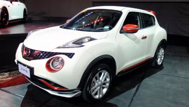 the angular front Nissan Juke N-Style 2018