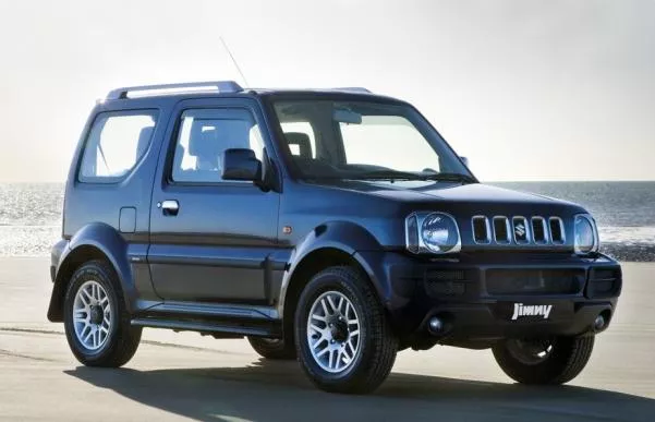 Angular front of a Suzuki Jimny